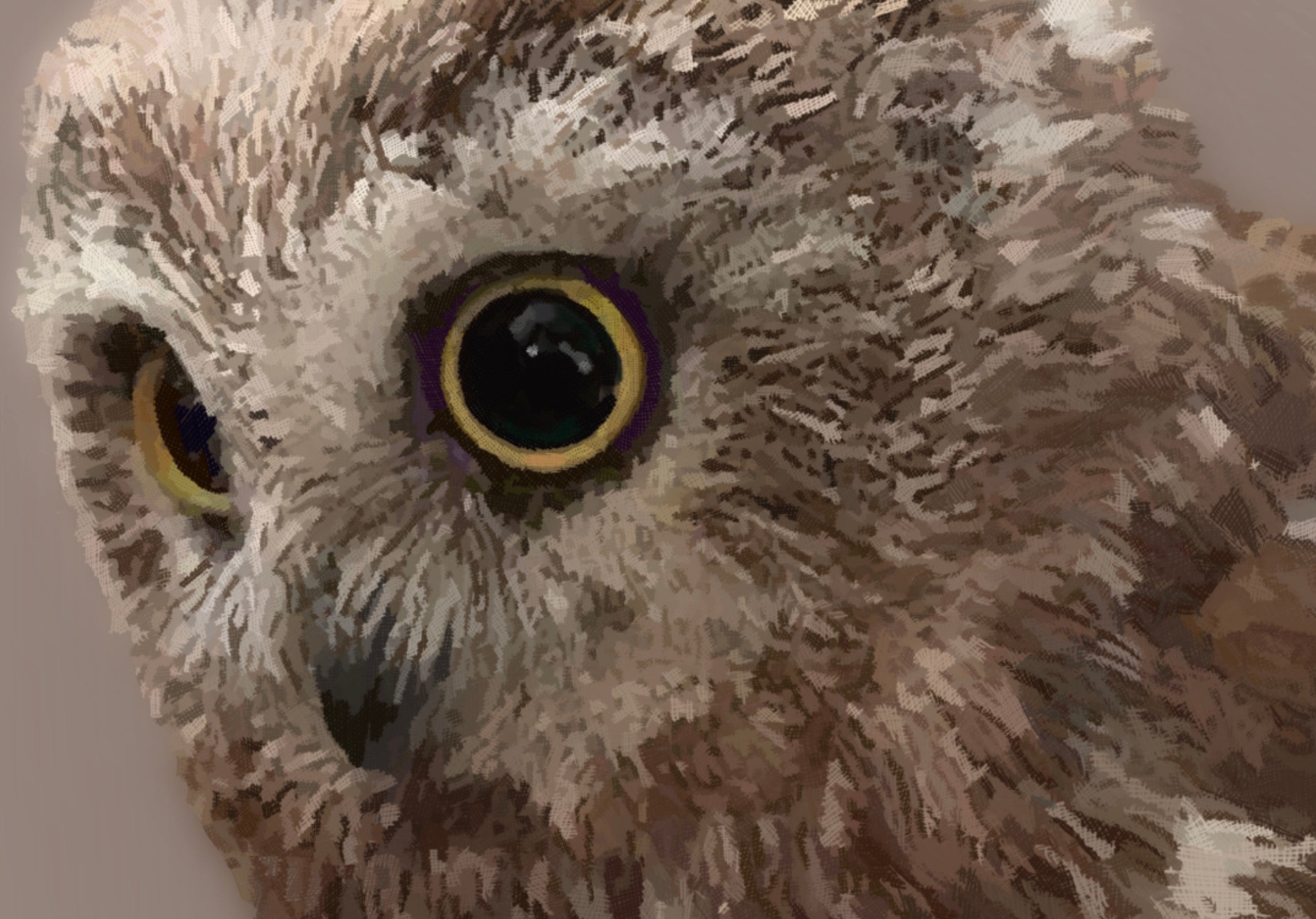 Wise Soul — Purple — Framed