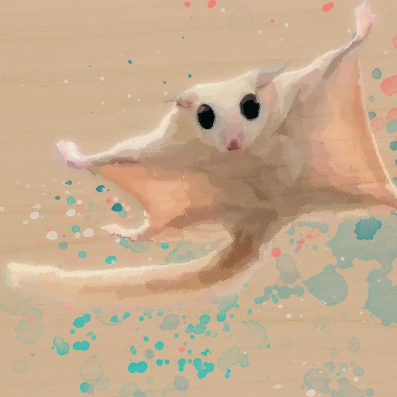 Flight of Freedom — Beige — Wood